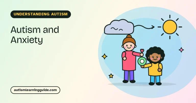 Parent comforting a worried child, illustrating autism and anxiety