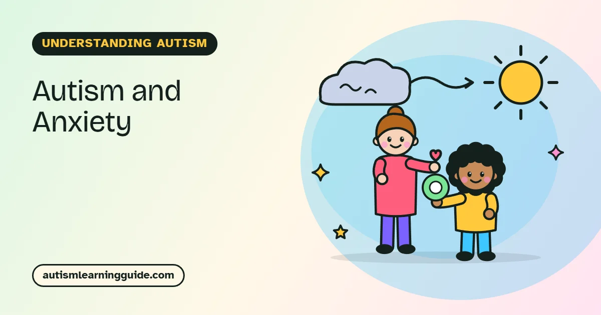 Parent comforting a worried child, illustrating autism and anxiety