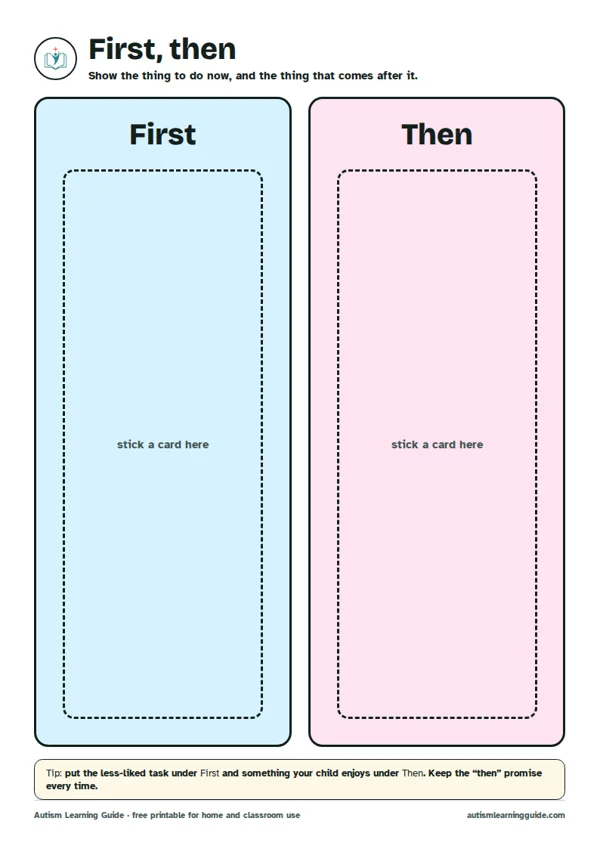 Preview of the free first, then board printable