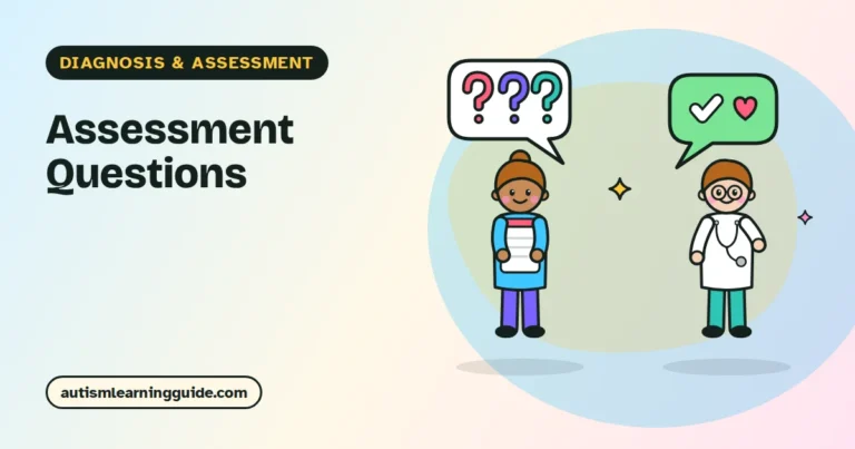 Parent holding a checklist of questions to ask at an autism assessment