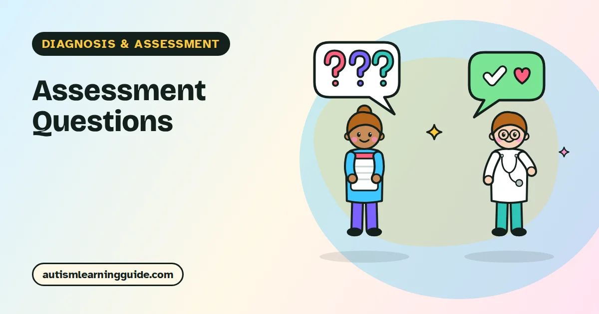 Parent holding a checklist of questions to ask at an autism assessment