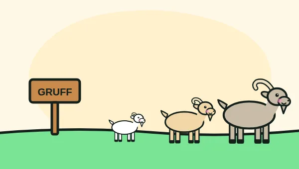 Picture from The Three Billy Goats Gruff