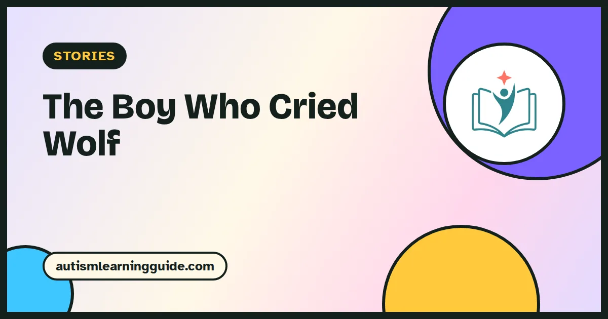The Boy Who Cried Wolf story for kids