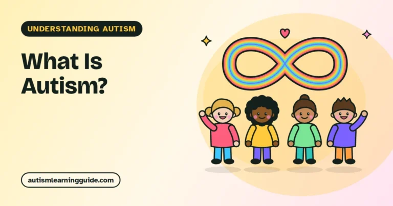 Illustration explaining what is autism for parents